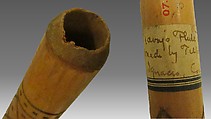 Flute, Telfos, cane, Native American (Papago or Navajo)